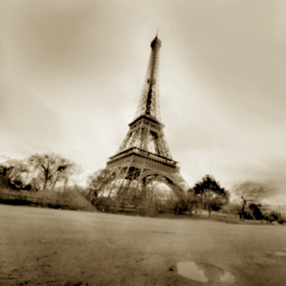 Lochkamera Fotografie, Paris, Eiffelturm, 071