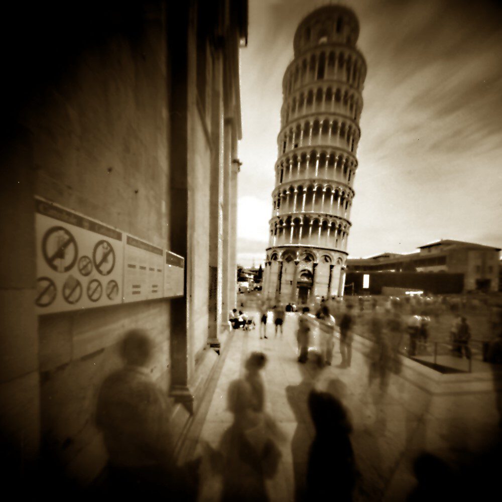 Lochkamera Fotografie, Schiefer Turm Von Pisa, 161